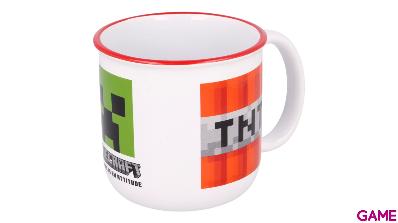 Taza de ceramica Minecraft TNT de 400 ml-0