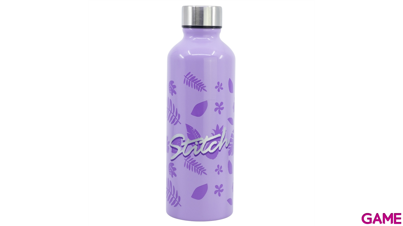 Botella de aluminio Disney Stitch color rosa de 740 ml-0