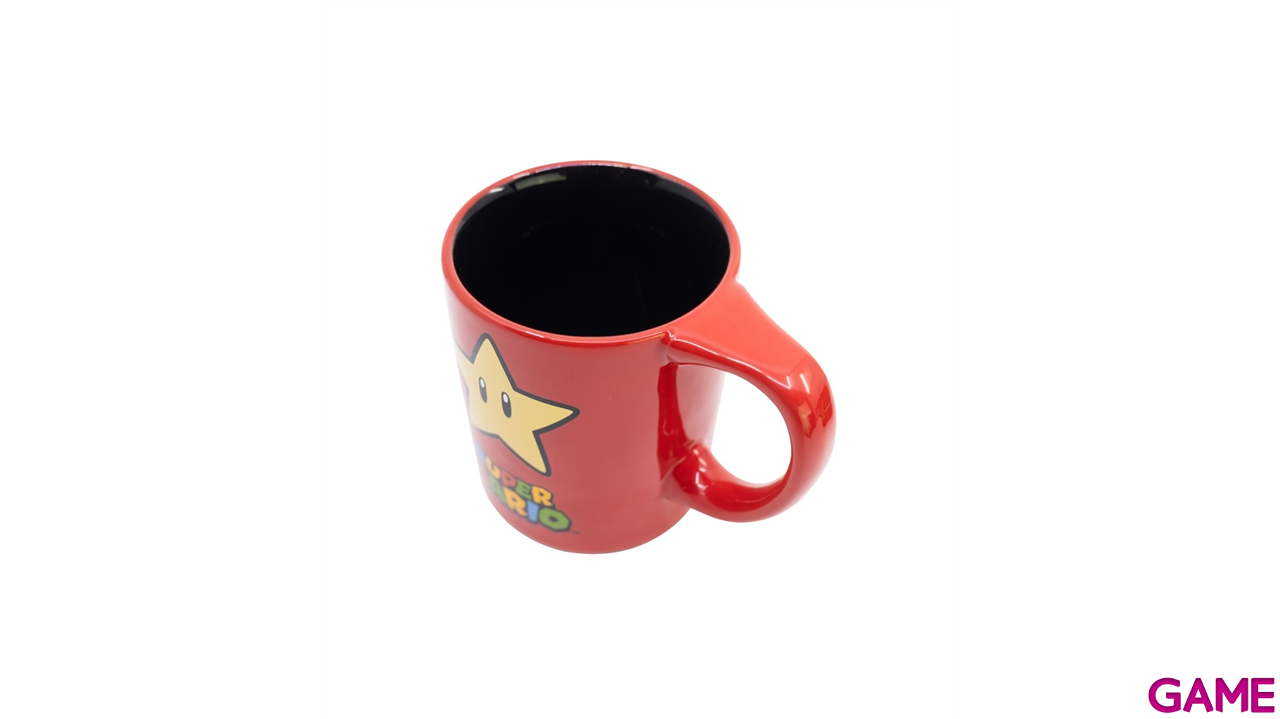 Taza de ceramica antivuelco Super Mario Power de 300 ml-2
