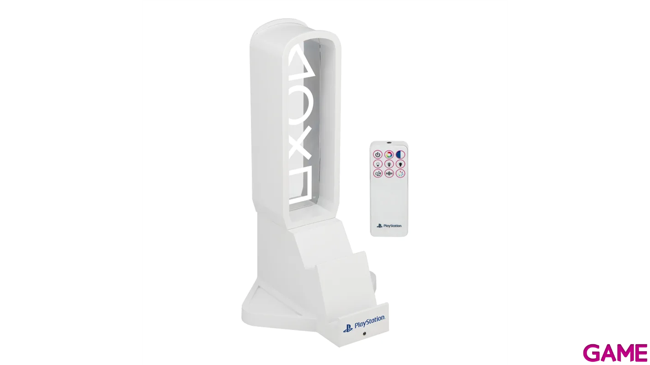 Soporte para auriculares, mando y dispositivo movil con iluminacion Playstation-3