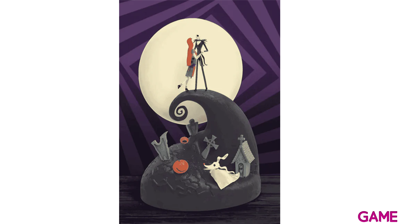 Lámpara Diorama Pesadilla Antes de Navidad de 30 cm-0