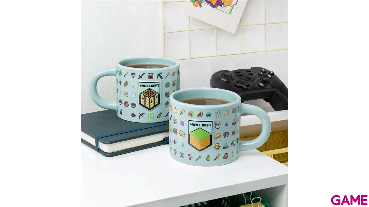 Taza Minecraft Embossed de 330 ml-1