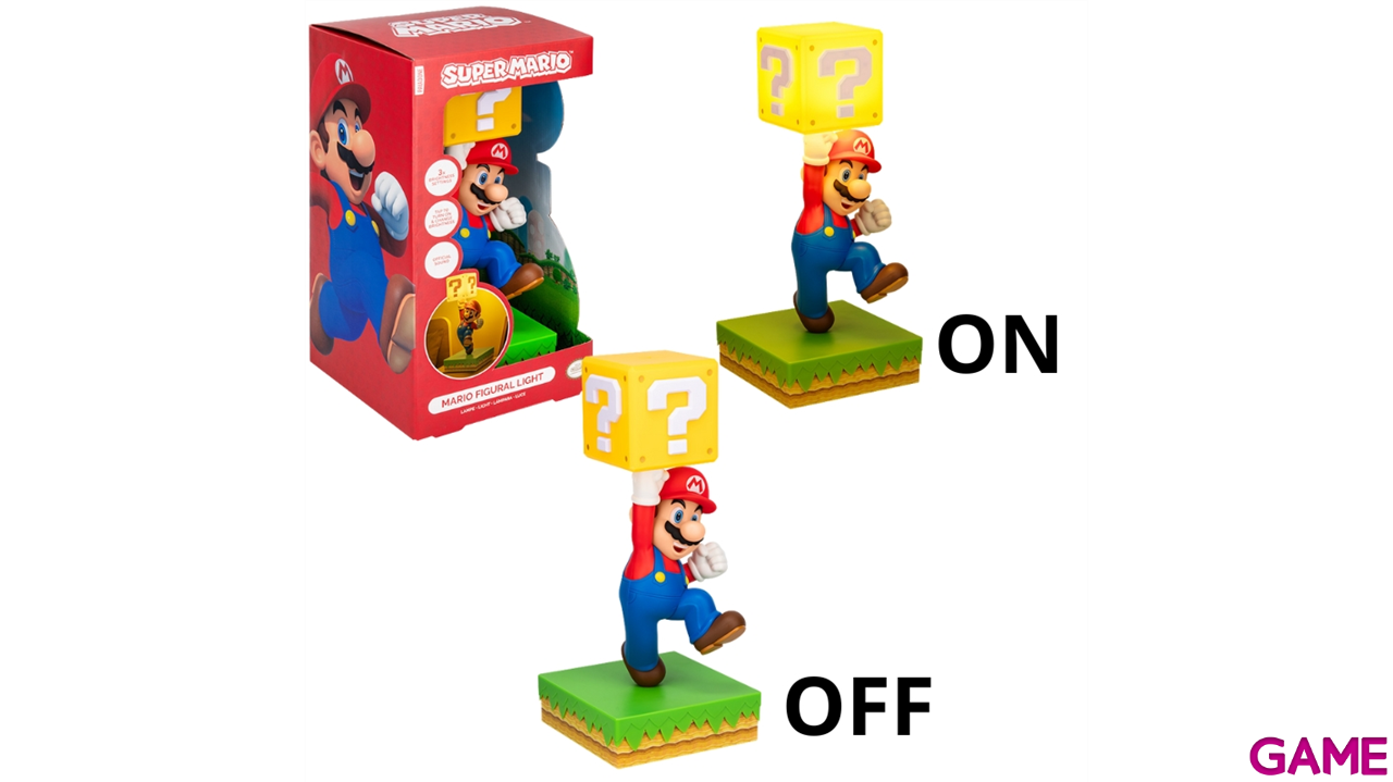 Lampara Super Mario Diorama Light de 35 cm-0