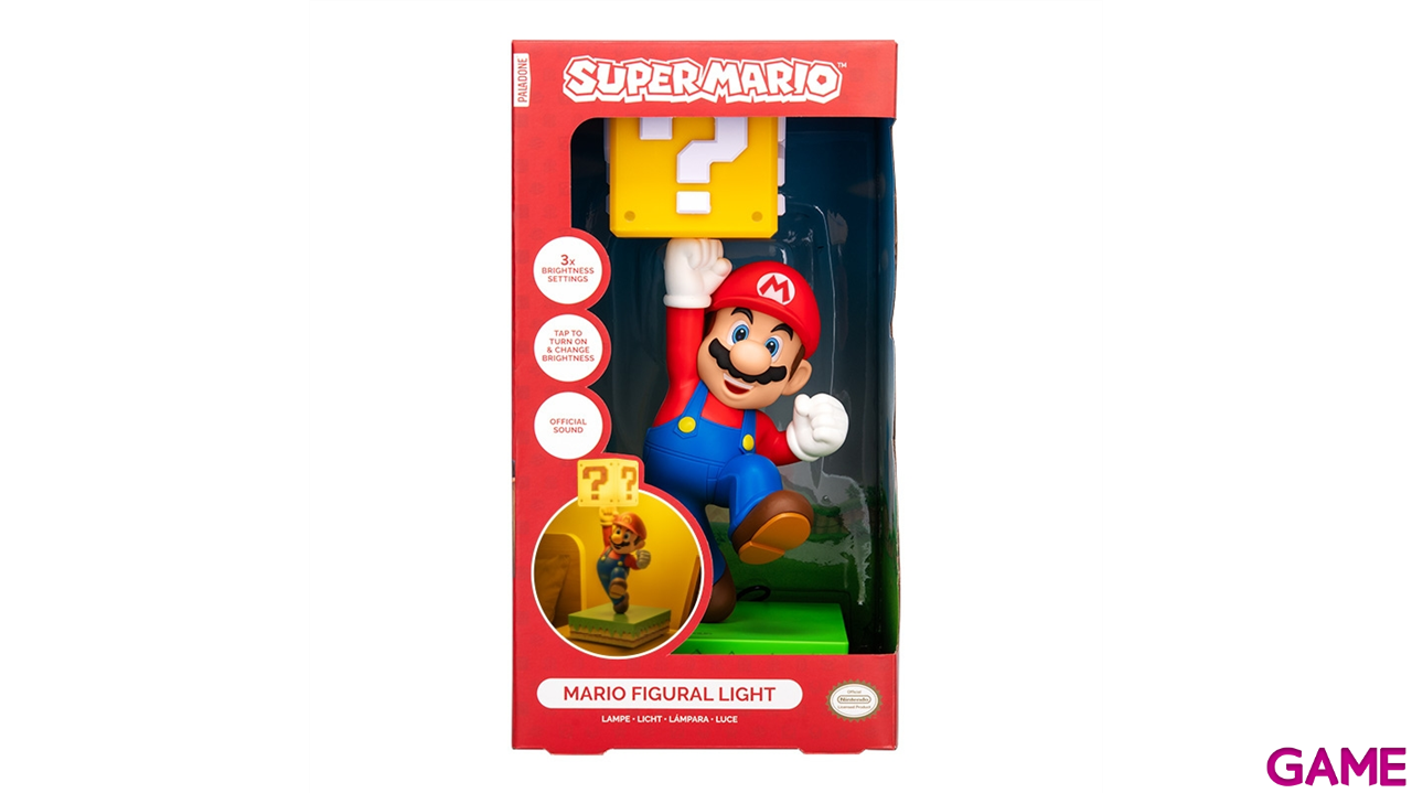 Lampara Super Mario Diorama Light de 35 cm-1