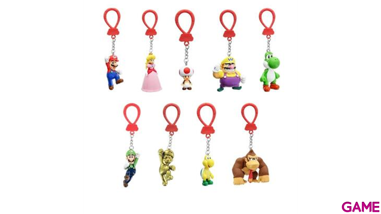 Colgante para mochilas Super Mario Backpack Buddies (surtido)-1