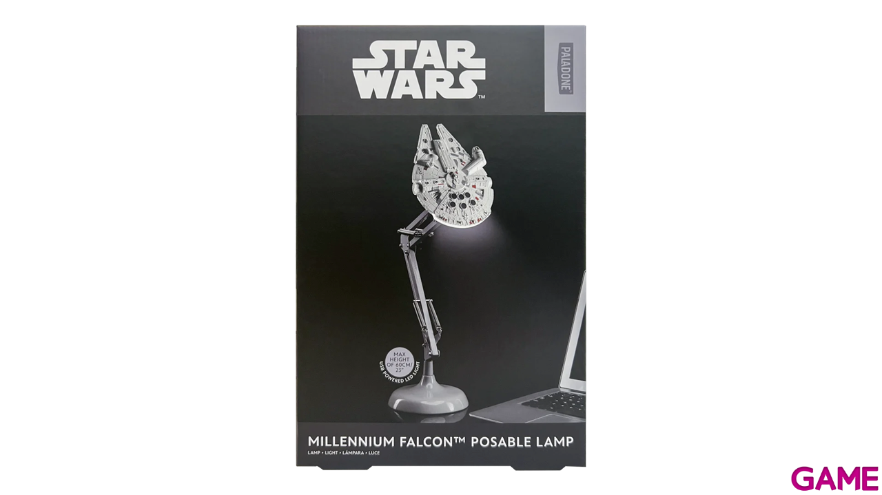Lámpara de escritorio Star Wars Millennium Falcon de 60 cm-0