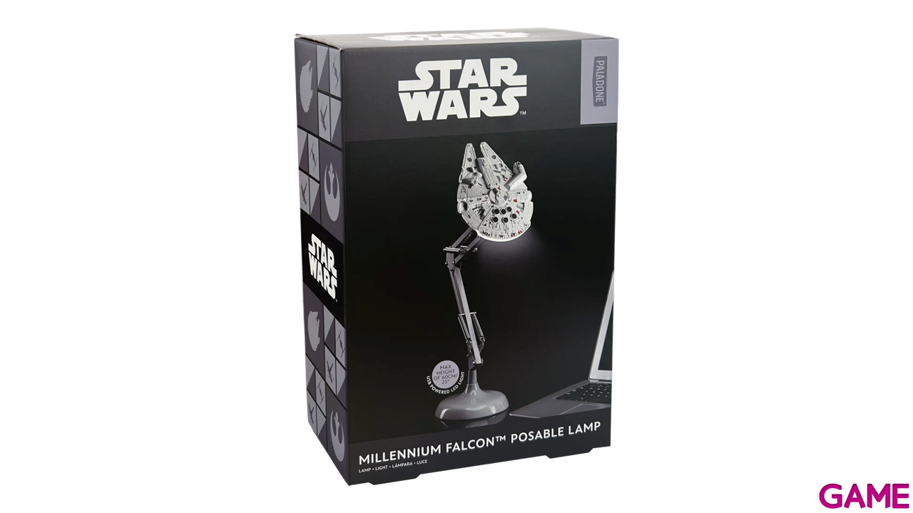 Lámpara de escritorio Star Wars Millennium Falcon de 60 cm-4