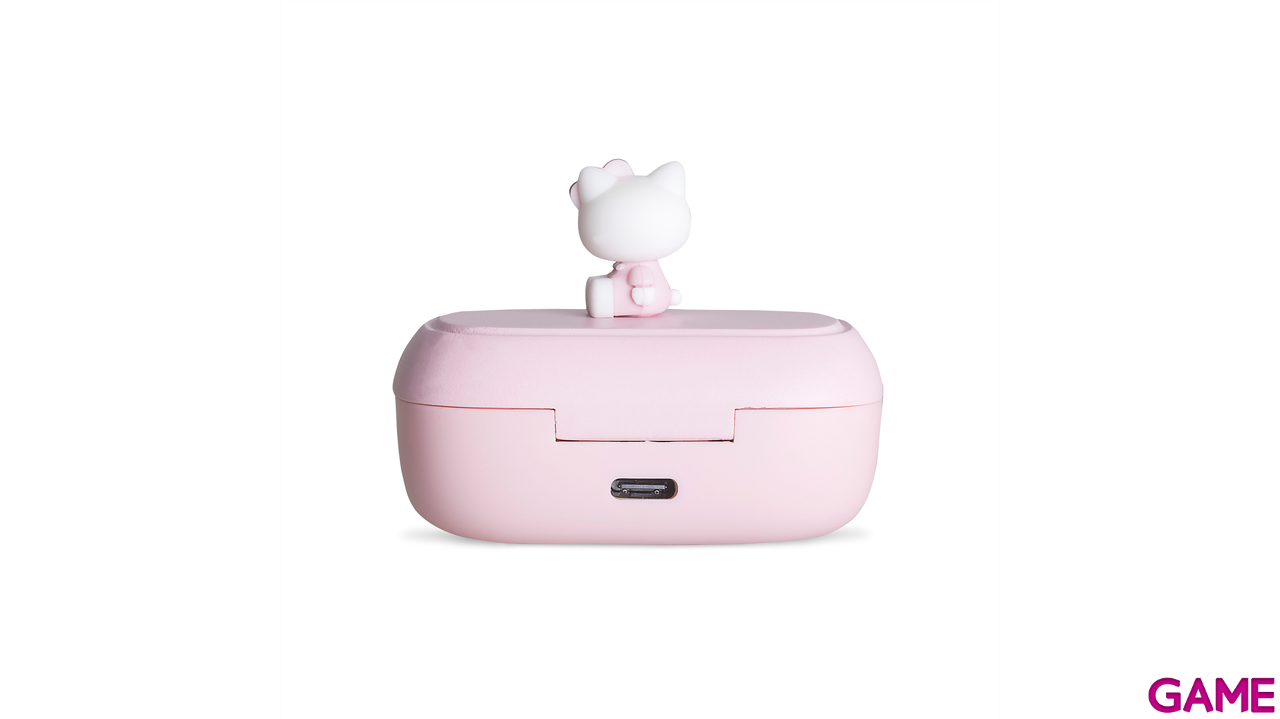 Earbuds inalabricos Bluetooth Hello Kitty con figura 3D-0
