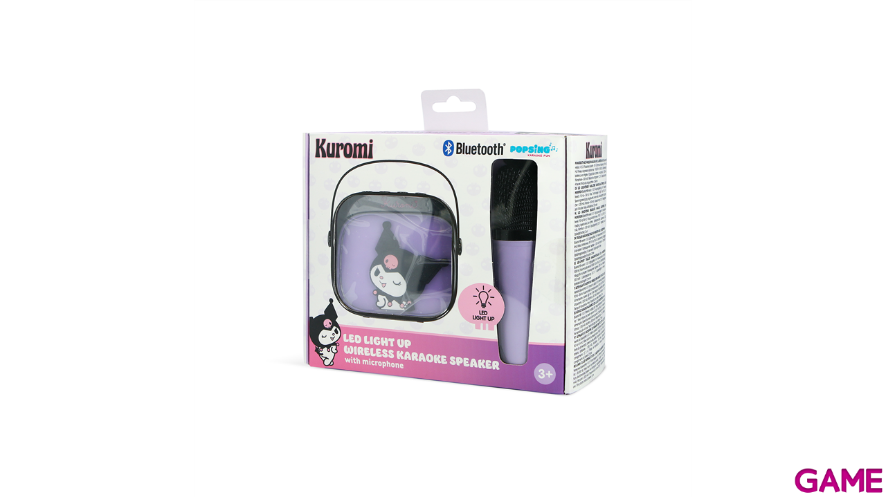 Altavoz LED con microfono Kuromi Karaoke-8