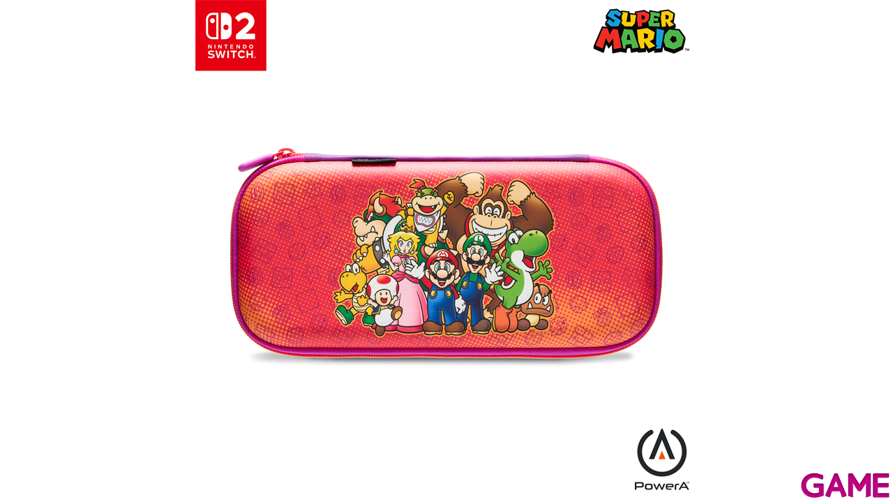 Bolsa de transporte PowerA Mario & Friends - Licencia oficial-0