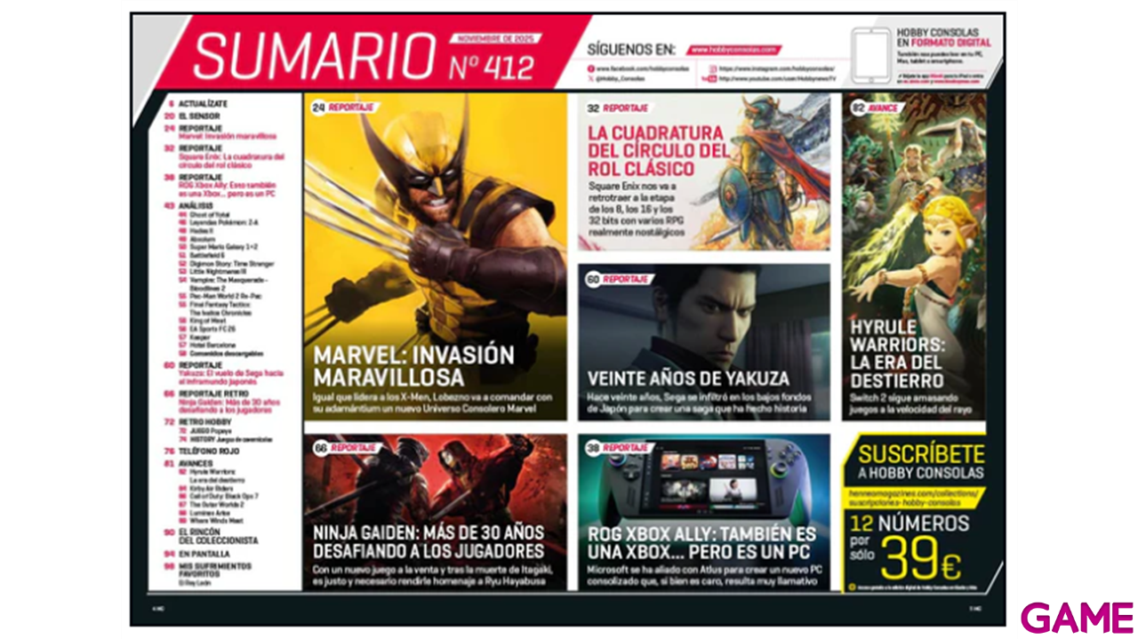 Revista Hobby Consolas nº 412-3 Revista Hobby Consolas nº 412-3