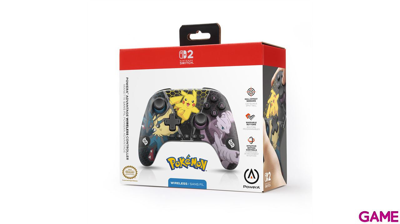 Controller Advantage Wireless PowerA - Pokemon Mega Evolutions - Licencia oficial-1