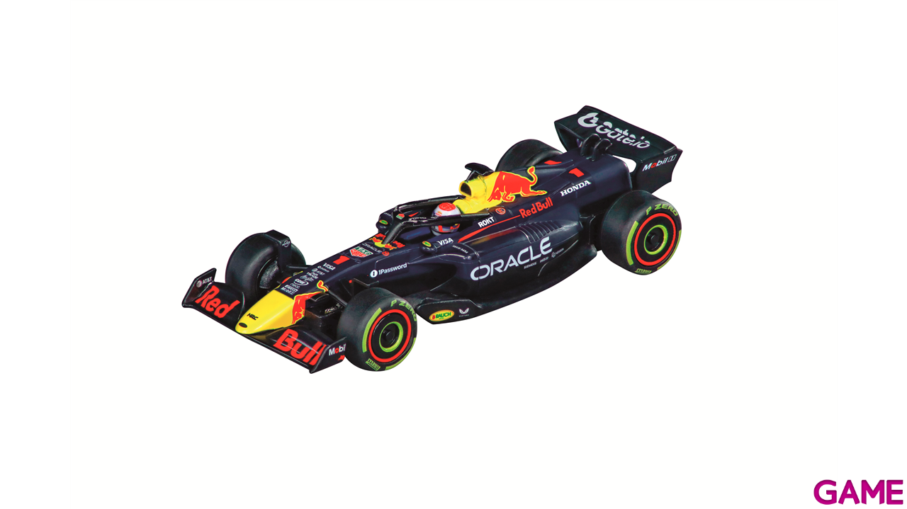 Pistas con 2 coches F1 Carrera GO!!! Speed Zone (F1 Ferrari Hamilton+F1 Red Bull Verstappen) de 6,3 m-5