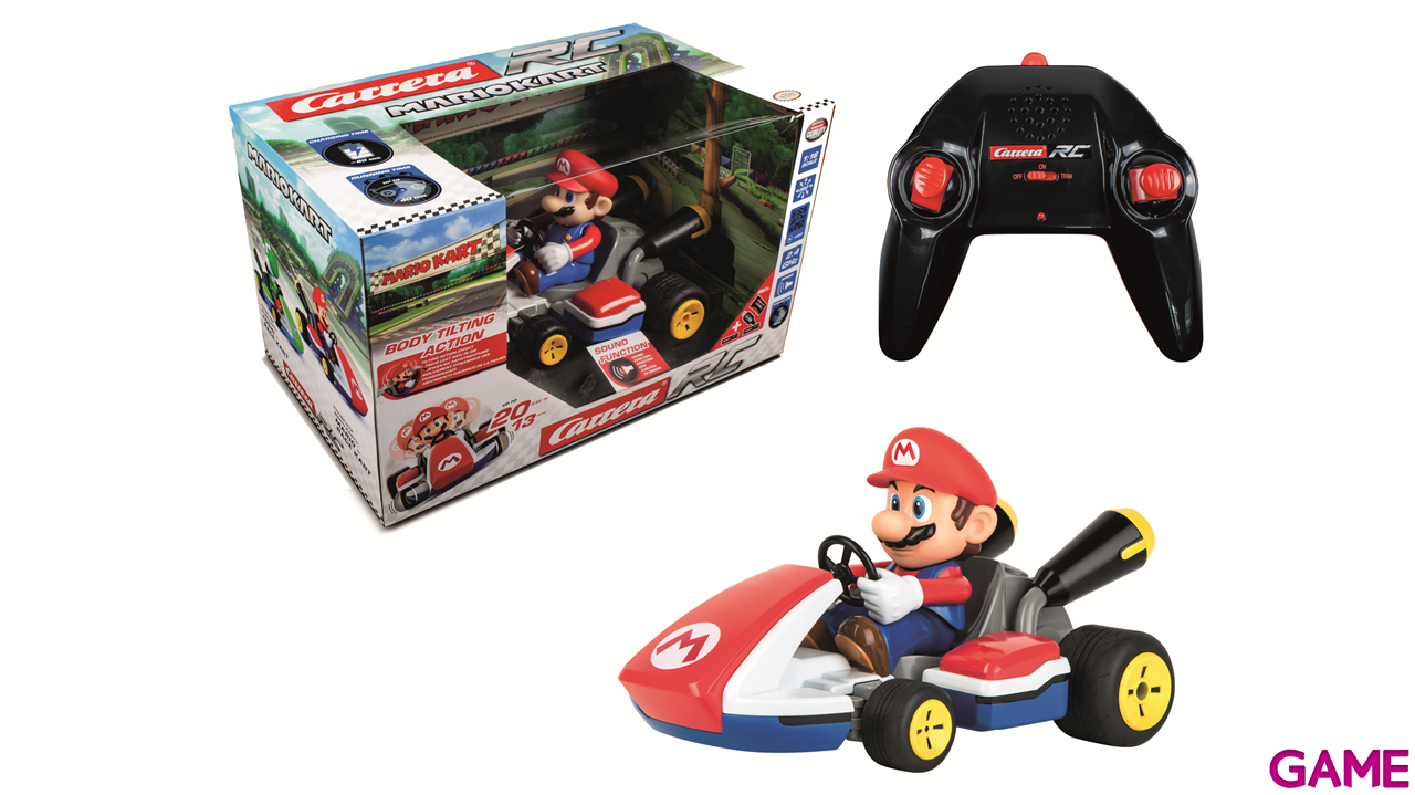 Coche de Radiocontrol Mario Kart 1:16 Mario (con sonido) (2.4Ghz, batería LiFePo+cargador)-0 Coche de Radiocontrol Mario Kart 1:16 Mario (con sonido) (2.4Ghz, batería LiFePo+cargador)-0