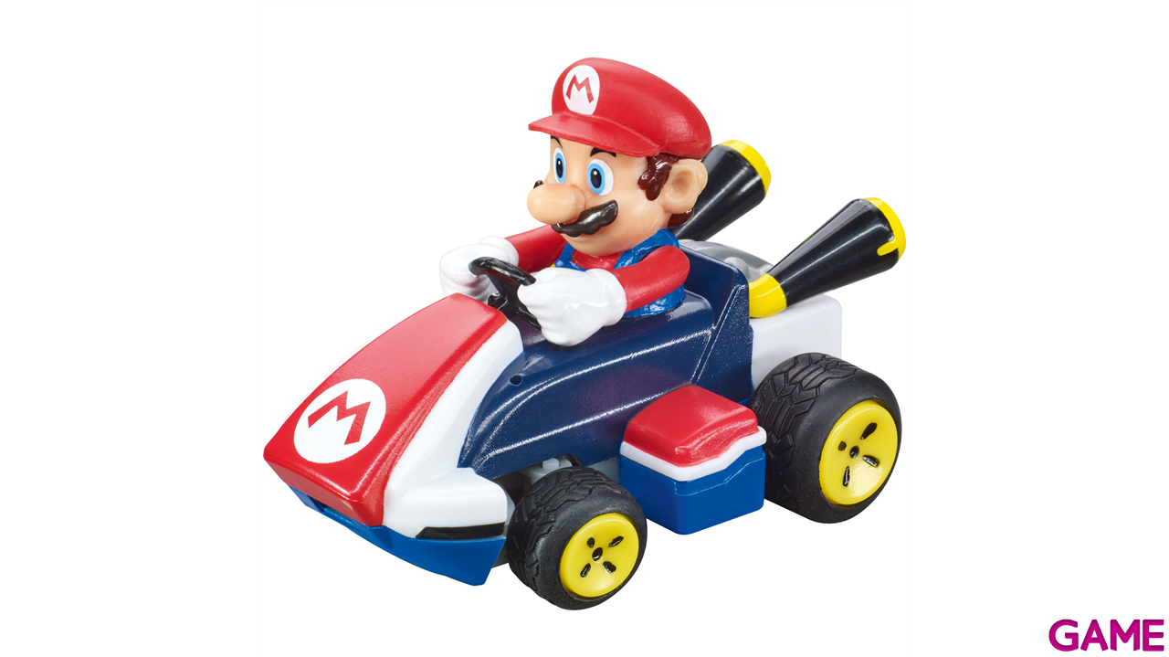 Coche de Radiocontrol Mario Kart 1:50 Mini RC, Mario (2.4Ghz, batería+cargador)-3
