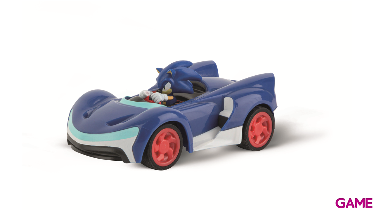 Coche de Radiocontrol Team Sonic Racing  1:43 Mini RC - Sonic (2.4Ghz, batería+cargador)-1