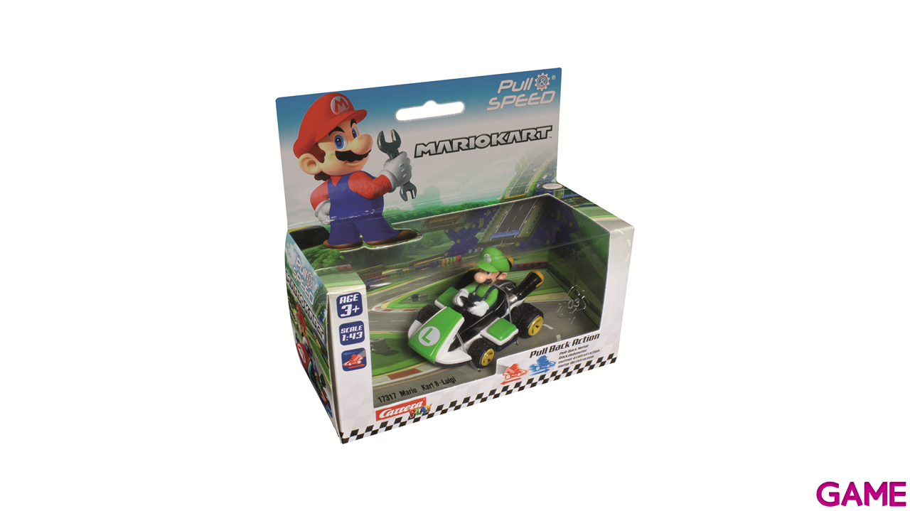 Vehiculo Pull & Speed Nintendo Mario Kart-10
