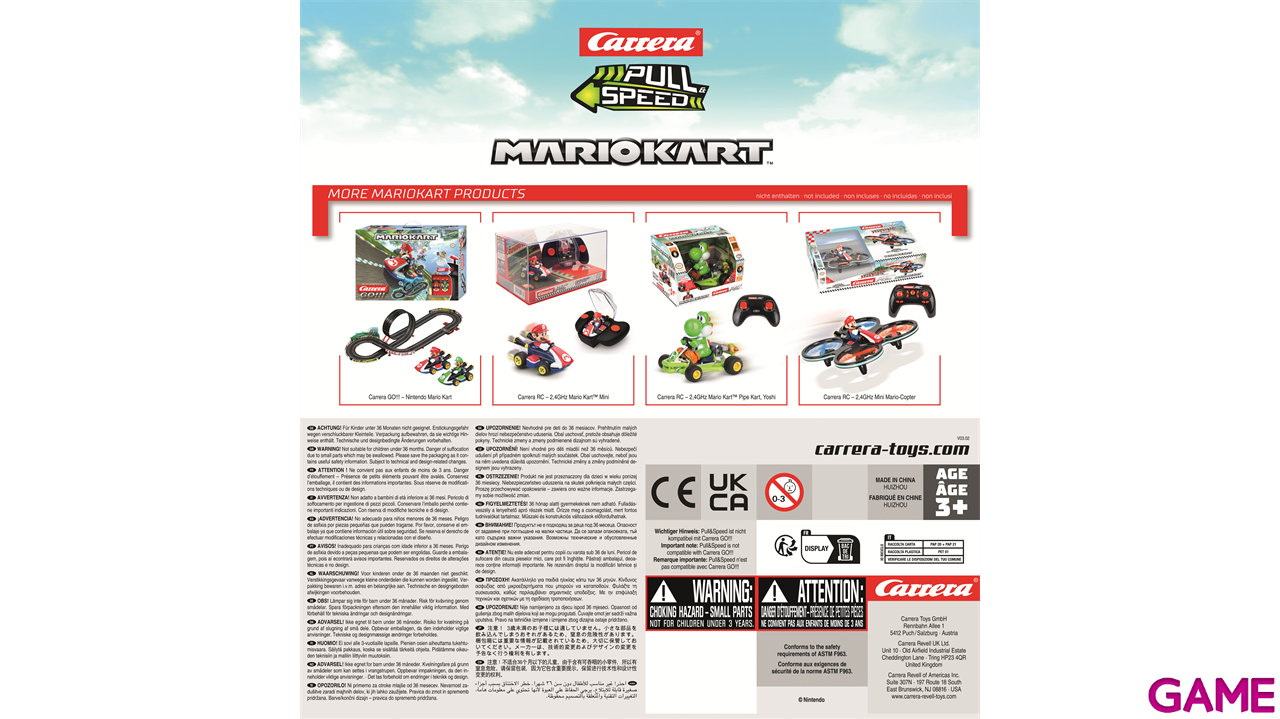 Vehiculo Pull & Speed Nintendo Mario Kart-2