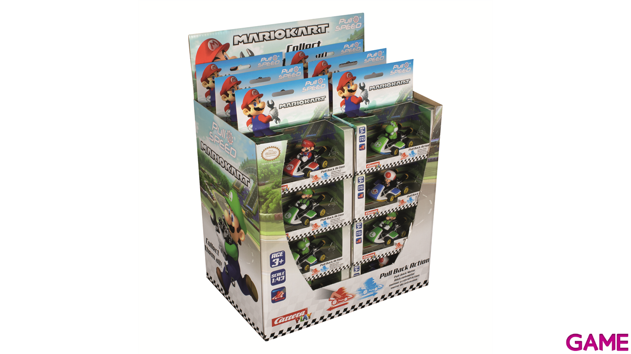 Vehiculo Pull & Speed Nintendo Mario Kart-3