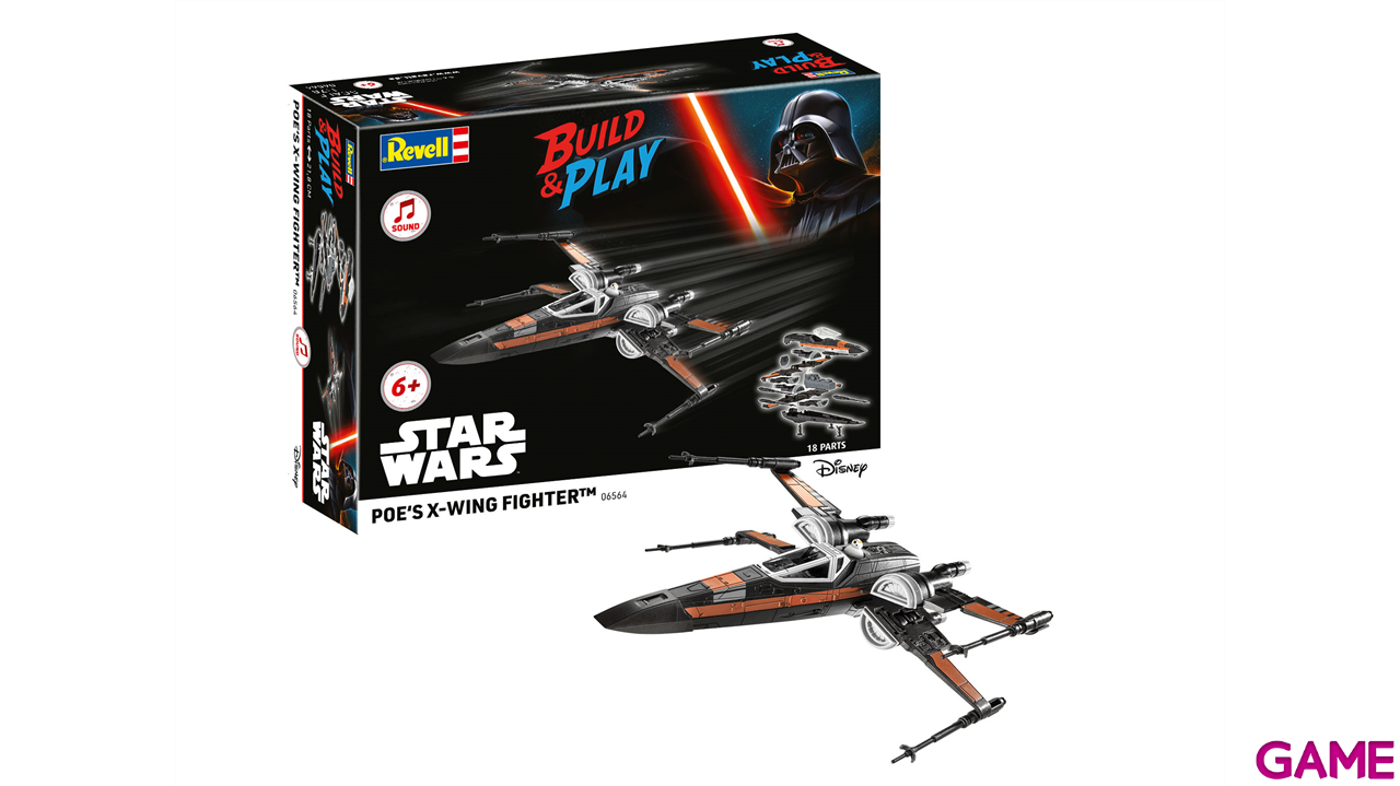 Maqueta Build & Play Star Wars Poe´s X-wing Fighter (Sound) 1:78-0