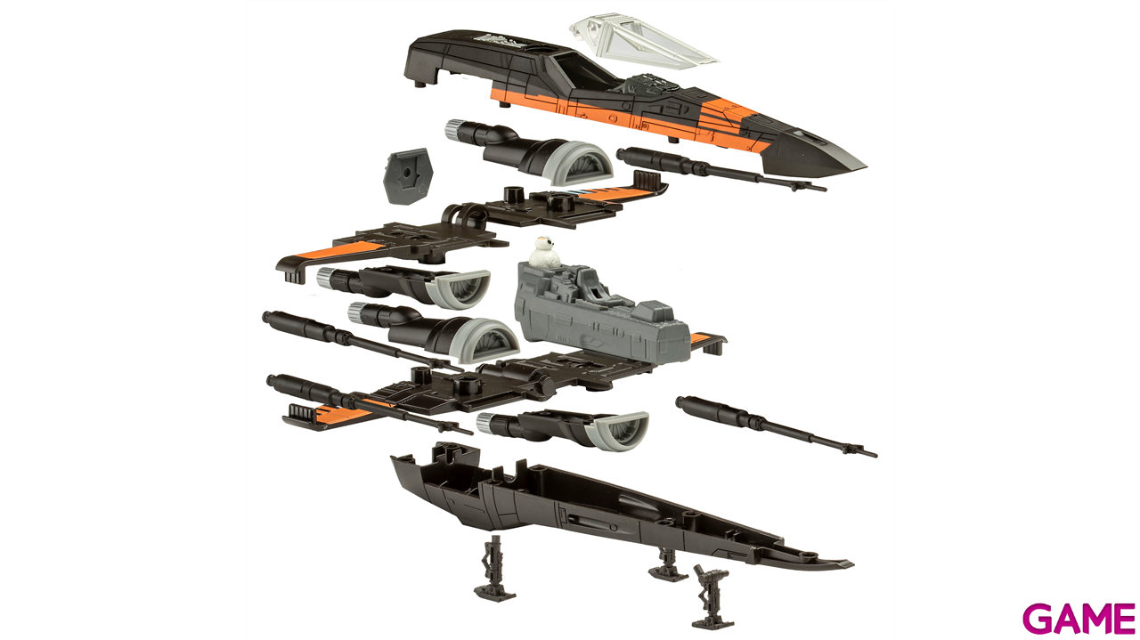 Maqueta Build & Play Star Wars Poe´s X-wing Fighter (Sound) 1:78-5