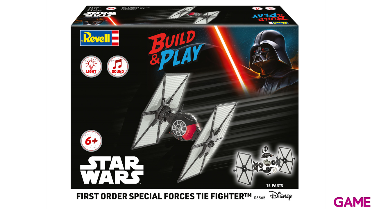 Maqueta Build & Play Star Wars First Order Special TIE Forces (Light & Sound) 1:51-1