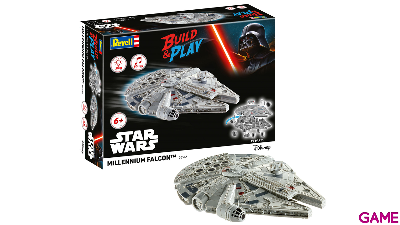 Maqueta Build & Play Star Wars The Millennium Falcon (Light & Sound) 1:164-0