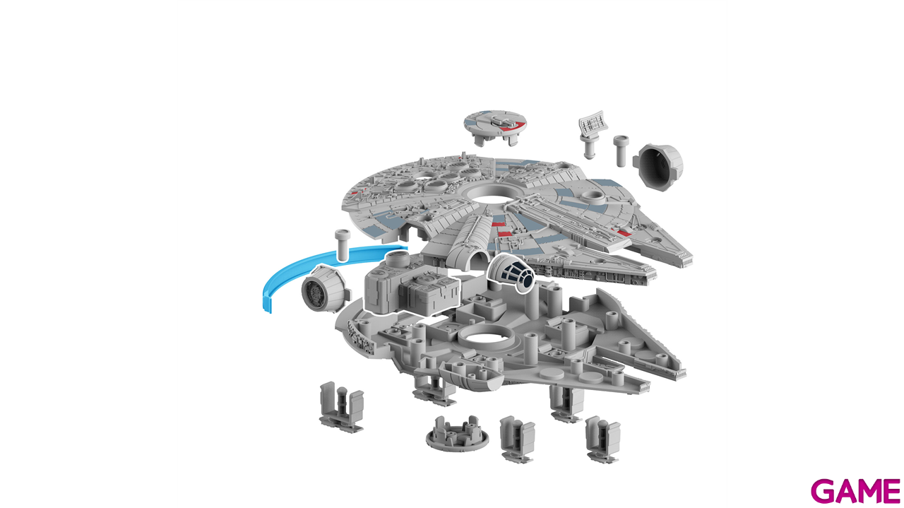 Maqueta Build & Play Star Wars The Millennium Falcon (Light & Sound) 1:164-5