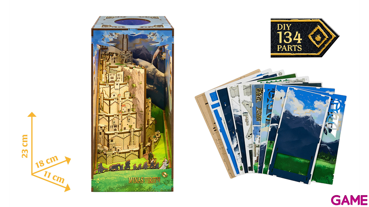 Book Nook con luz LED Tiny Adventures -  El Señor de los anillos 