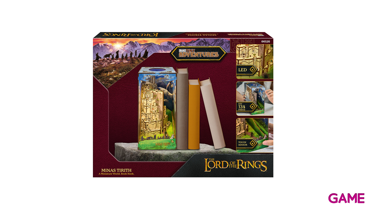 Book Nook con luz LED Tiny Adventures -  El Señor de los anillos 