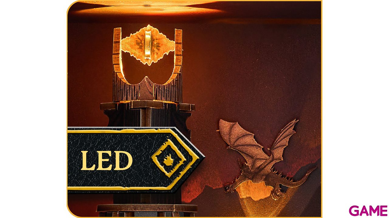 Book Nook con luz LED Tiny Adventures -El Señor de los anillos 