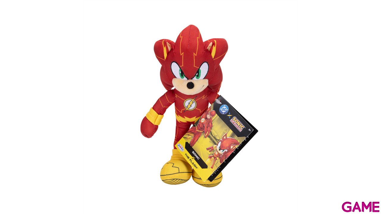Peluche Sonic Project Jacket (Sonic, Knuckles, Shadow & Silver) de 25 cm (surtido)-1