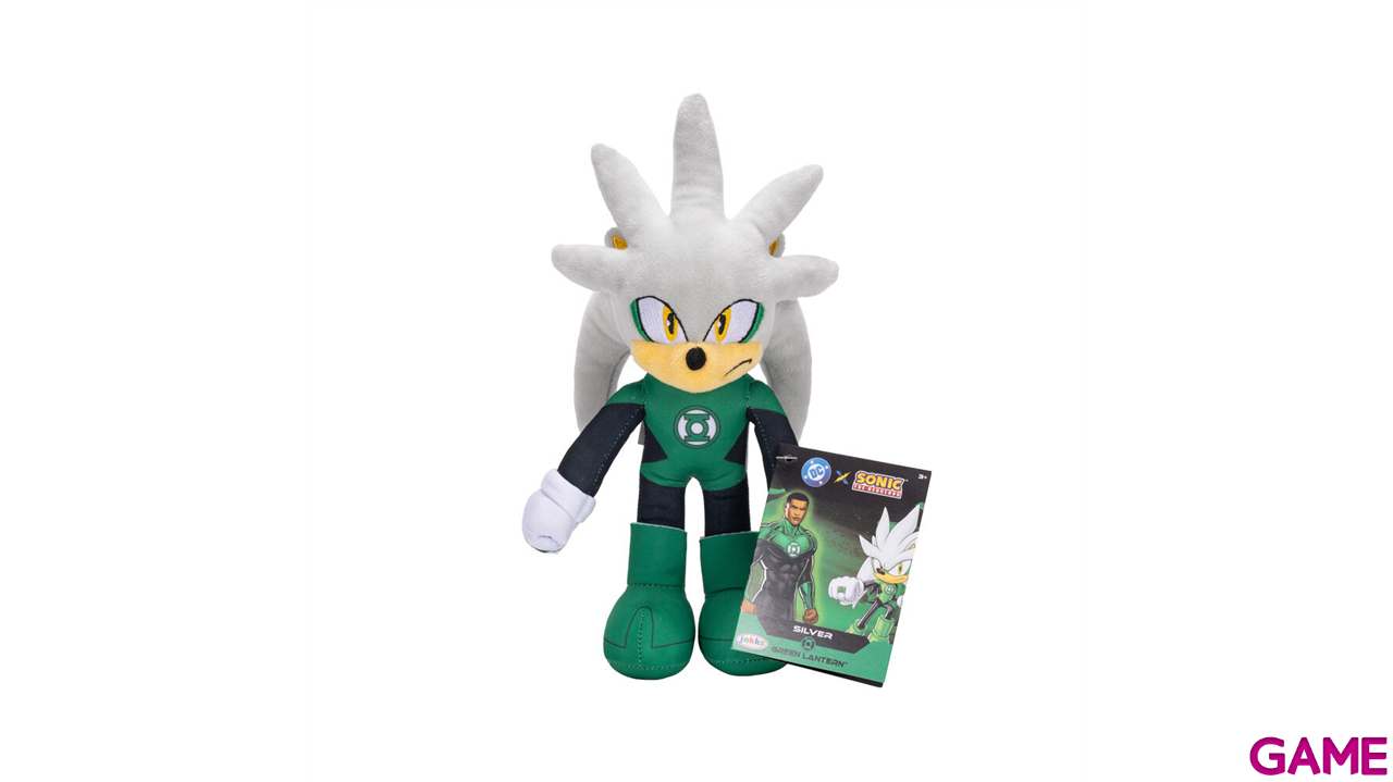 Peluche Sonic Project Jacket (Sonic, Knuckles, Shadow & Silver) de 25 cm (surtido)-2