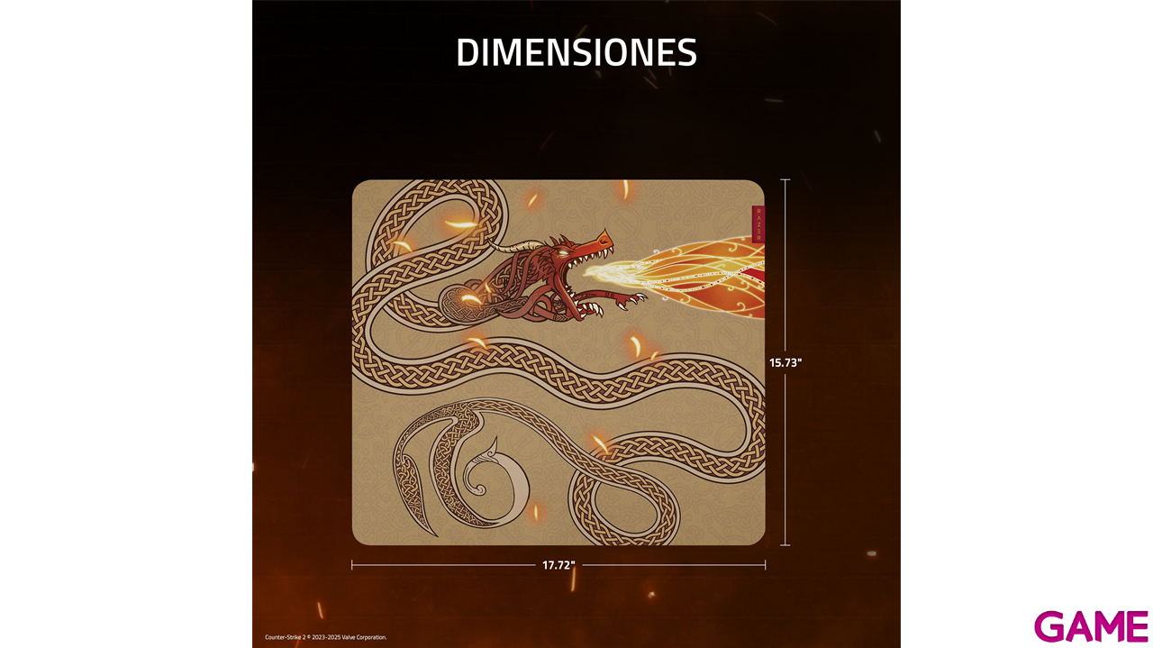 Razer Gigantus V2 Large Counter Strike 2 Edition - Alfombrilla Gaming-0 Razer Gigantus V2 Large Counter Strike 2 Edition - Alfombrilla Gaming-0