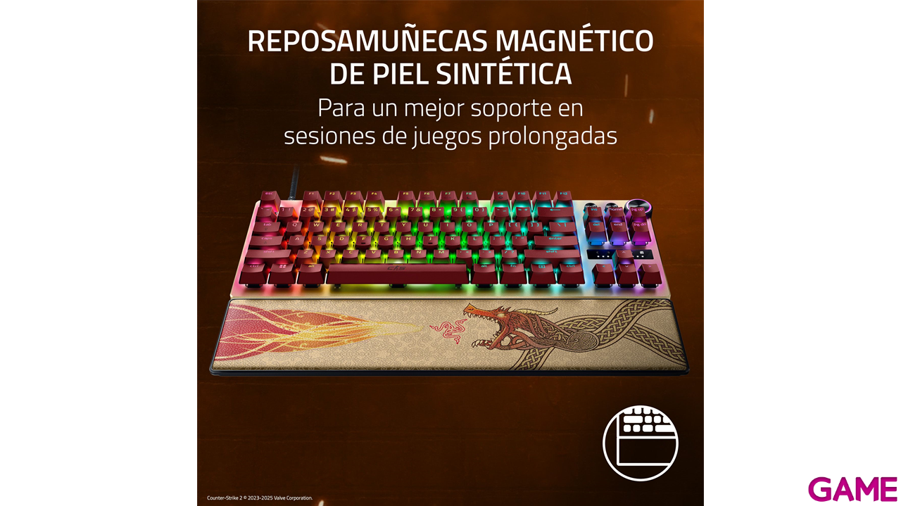 Razer Huntsman V3 Pro TKL US Layout Counter Strike 2 Edition - Teclado Gaming-2