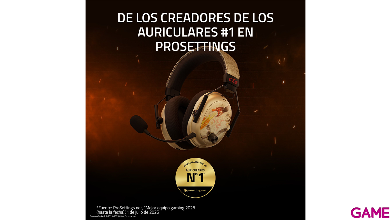 Razer Blackshark V3 Pro Wireless Bluetooth Counter Strike 2 Edition PC - PS5 - PS4 - XBOX - Switch - Movil- Auriculares Gaming-11