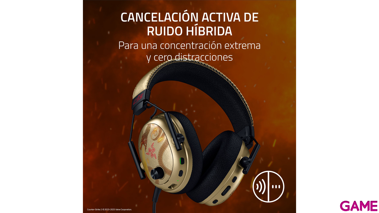 Razer Blackshark V3 Pro Wireless Bluetooth Counter Strike 2 Edition PC - PS5 - PS4 - XBOX - Switch - Movil- Auriculares Gaming-6