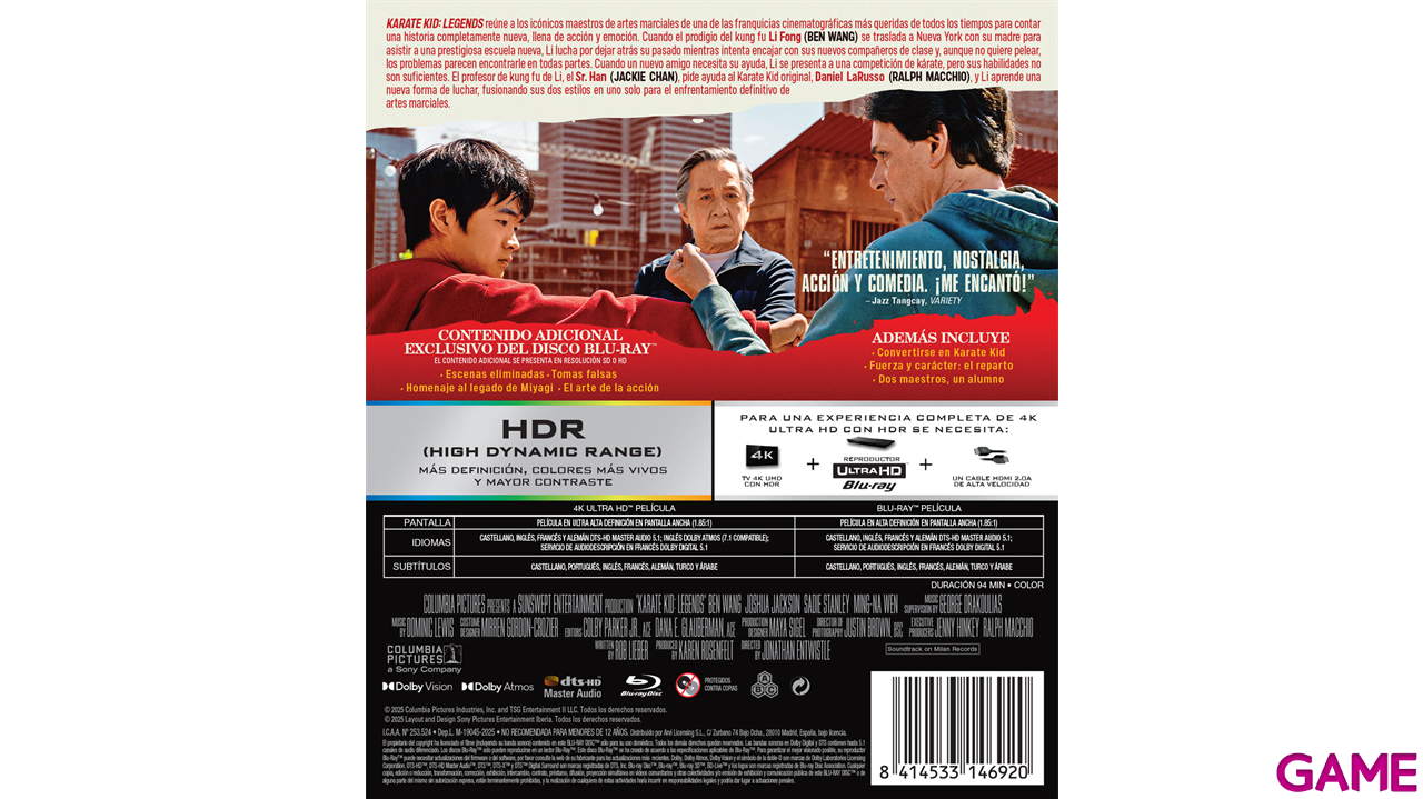 Karate Kid Legends 4K + BD-0 Karate Kid Legends 4K + BD-0
