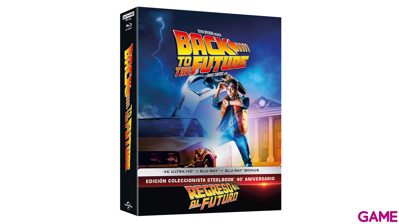 Regreso al Futuro 4K + BD Edición 40 Aniversario-0 Regreso al Futuro 4K + BD Edición 40 Aniversario-0