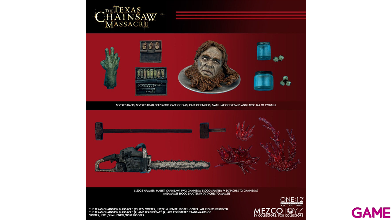 Figura Texas Chainsaw Massacre (2003) Action figure 1/12 Leatherface de 17 cm-1