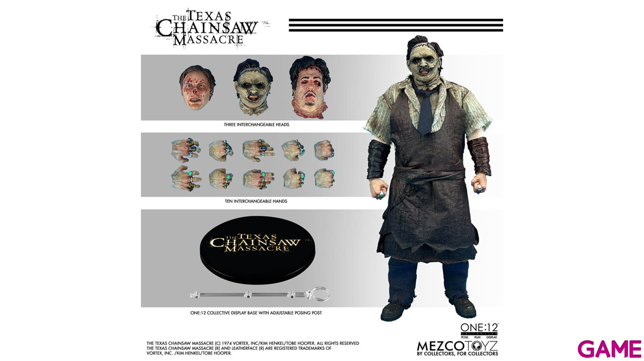 Figura Texas Chainsaw Massacre (2003) Action figure 1/12 Leatherface de 17 cm-3