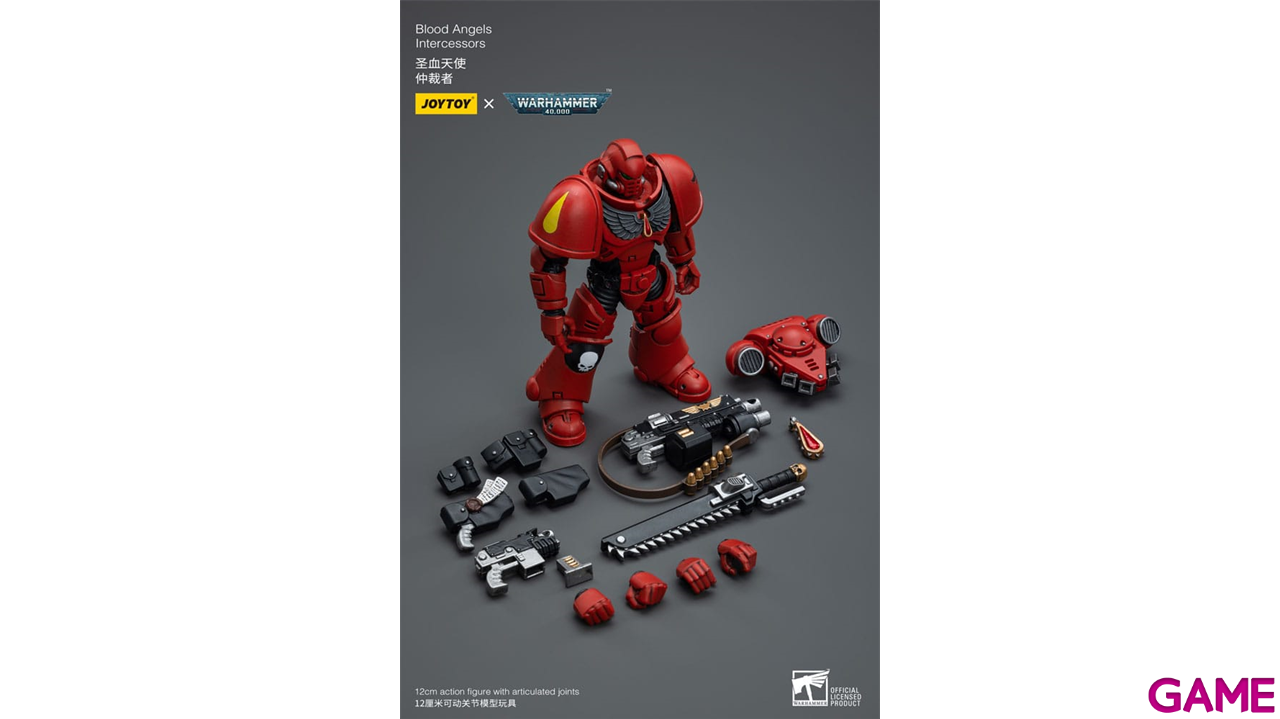 Figura Warhammer 40k Blood Angels Intercessors de 12 cm-0