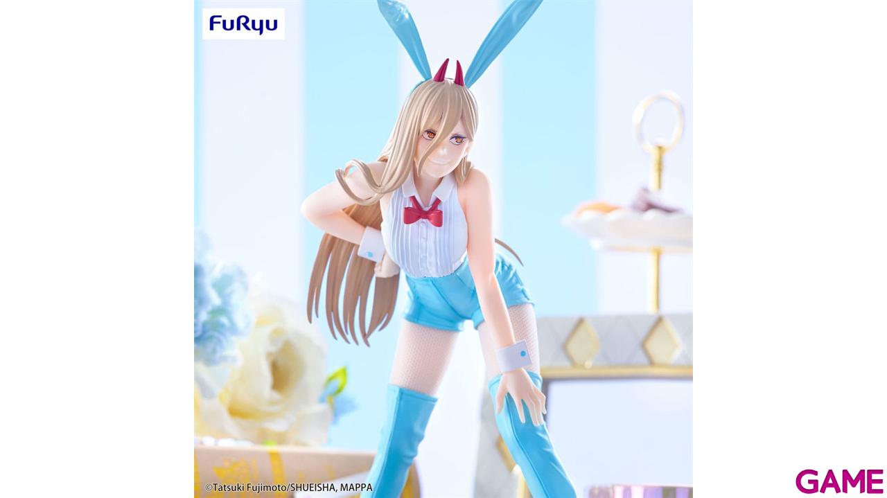 Figura Chainsaw Man BiCute Bunnies Power Light Blue Color Ver. de 30 cm-0