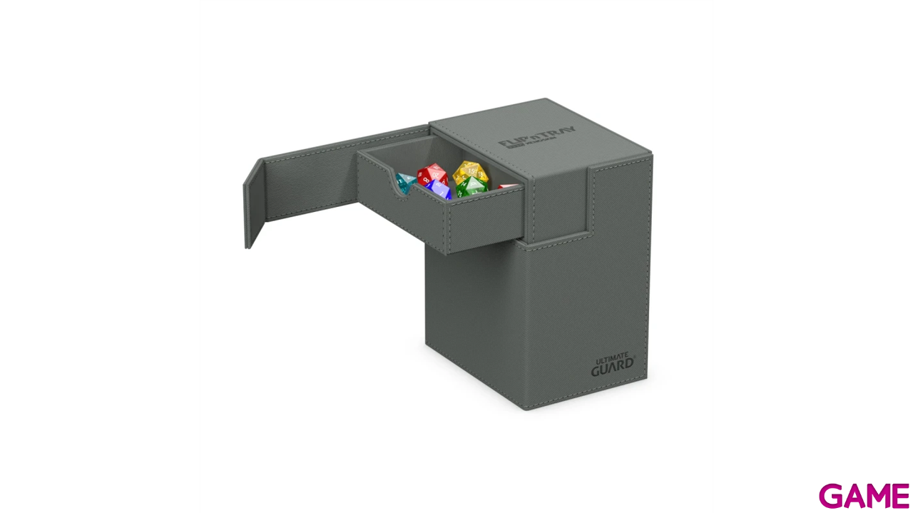 Caja de almacenaje para cartas Flip´n´Tray 133+ Xenoskin de color gris (133 uds)-0