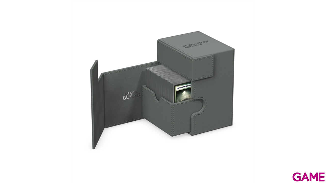 Caja de almacenaje para cartas Flip´n´Tray 133+ Xenoskin de color gris (133 uds)-3
