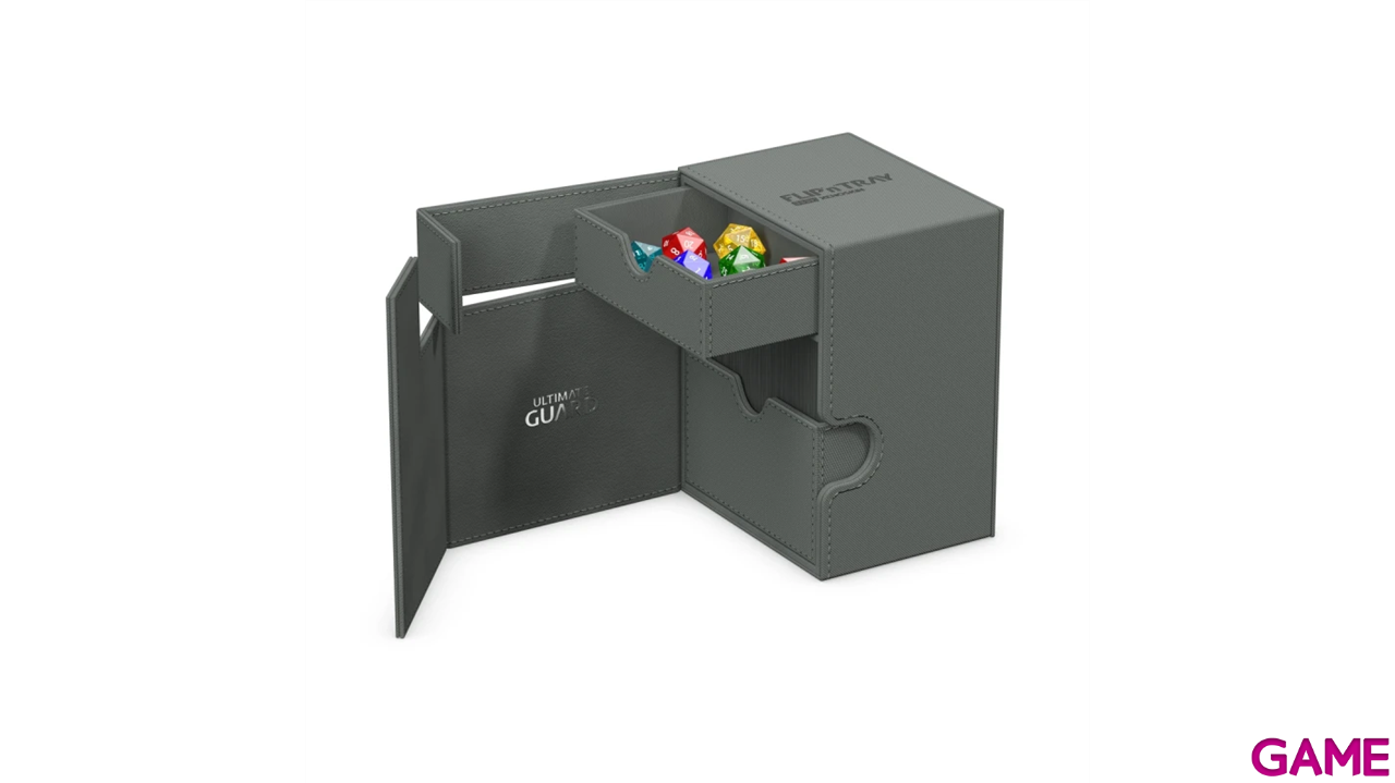 Caja de almacenaje para cartas Flip´n´Tray 133+ Xenoskin de color gris (133 uds)-5
