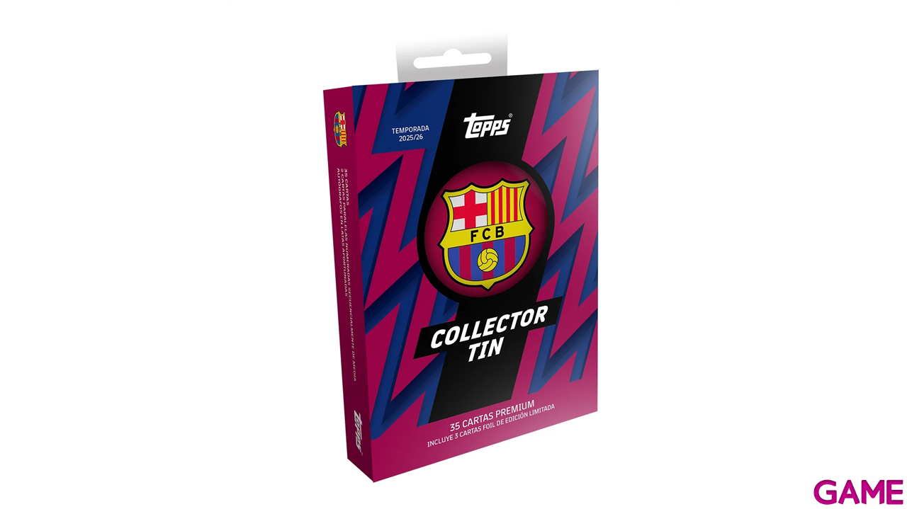 Caja metalica collector de cartas FC Barcelona 2025 - 2026-2