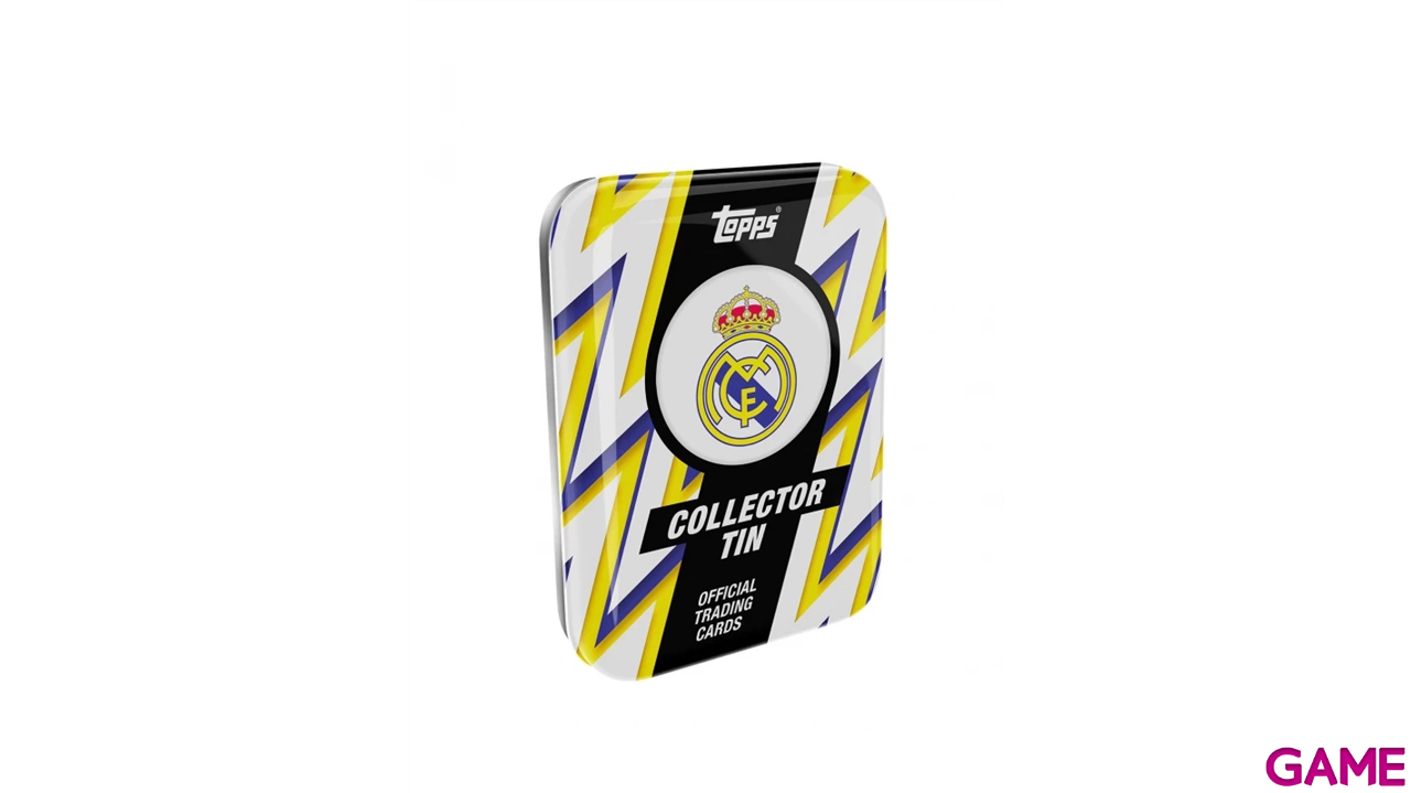 Caja metalica collector de cartas Real Madrid 2025 - 2026-2
