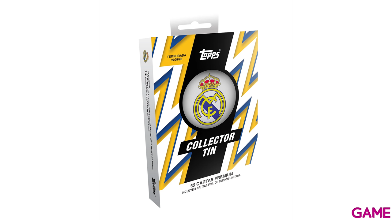 Caja metalica collector de cartas Real Madrid 2025 - 2026-3