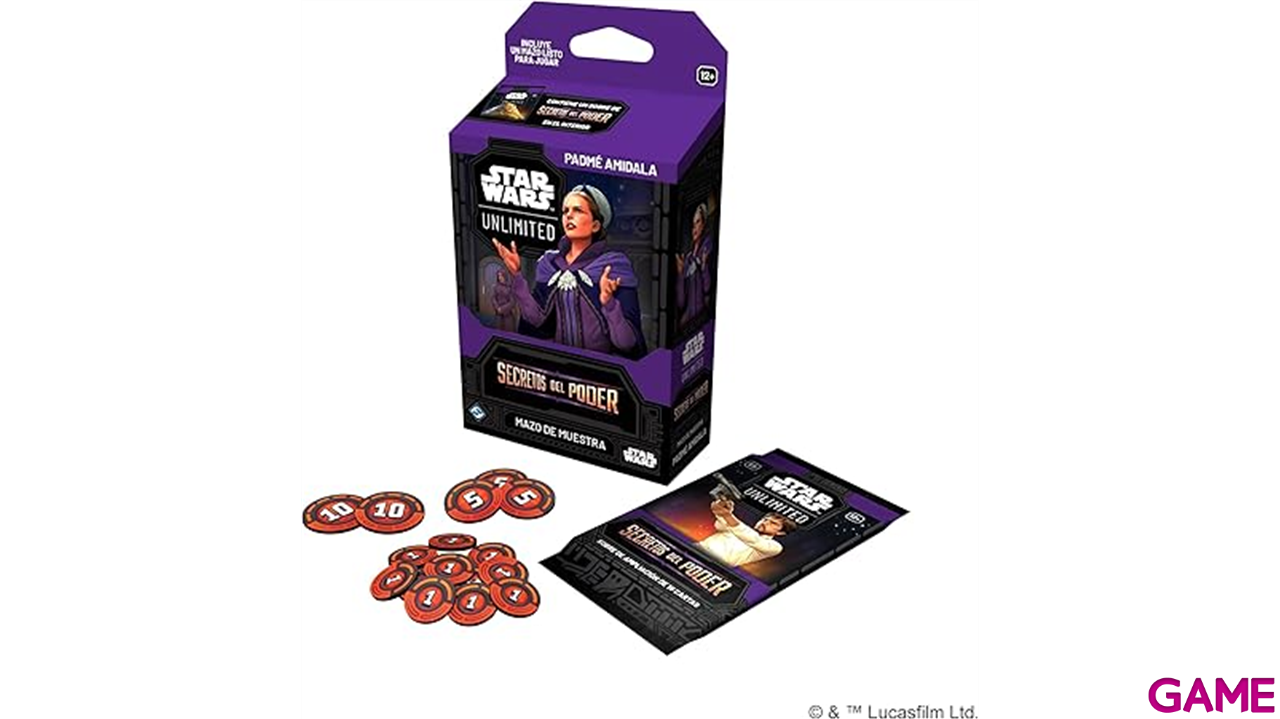 Mazos de cartas Star Wars Unlimited: Secretos del Poder Padmé Amidala (Castellano)-1